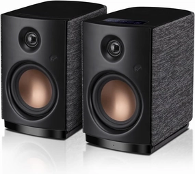 HiVi-Swans OS-10 HiFi Stereo Speakers, Bluetooth 5.0 Active Computer Bookshelf Speakers - 4'' Dynamic Woofer, Powered Desk Speakers 62w RMS with Touch Control for PC/Phone/TV bookshelf speakers,compact stereo speakers,hi-fi shelf speakers,