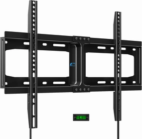 HOME VISION Heavy Duty Fixed TV Wall Mount for Most 32"-86" Flat TVs, Max VESA 600X400mm up to 165lbs Fits 16/18/24 Inch Wood Studs, Universal Low Profile Wall Mount TV Bracket, Space Saving HV8601 speaker wall mount,audio bracket,AV wall mountin