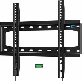 HOME VISION TV Wall Mount Fixed for Most 26"-65" Flat/Curved TVs with Max VESA 400X400mm up to 99Lbs Fits 16 Inch Wood Studs, Universal Low Profile Wall Mount TV Bracket, Space Saving HV8401 speaker wall mount,audio bracket,AV wall mounting,