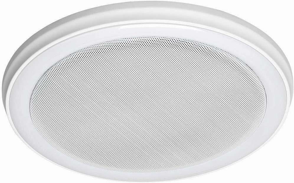 Homewerks 7130-16-BT Bathroom Fan with Color Changing LED Light and Bluetooth Speaker 110 CFM 1.5 Sones 4000K Cool White 1000 Lumens with Wall Switch
