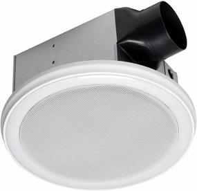 Homewerks 7130-16-BT Bathroom Fan with Color Changing LED Light and Bluetooth Speaker 110 CFM 1.5 Sones 4000K Cool White 1000 Lumens with Wall Switch soundbar,TV speaker bar,home theater soundbar,