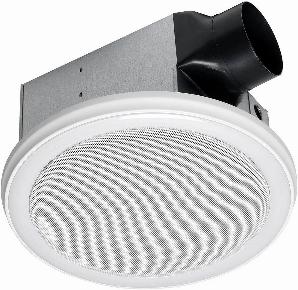 Homewerks 7130-16-BT Bathroom Fan with Color Changing LED Light and Bluetooth Speaker 110 CFM 1.5 Sones 4000K Cool White 1000 Lumens with Wall Switch soundbar,TV speaker bar,home theater soundbar,