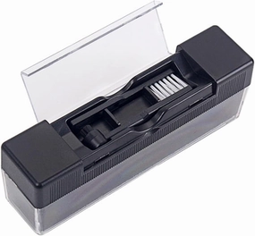 HOMSFOU 1set Vinyl Records Cleaning Kit Combination Turntables Cleaning Brush with Small Brushes Easy to Use Restores Vinyl Charm Effectively Removes Dust Stains Black record cleaning kit,vinyl cleaner,stylus brush set,