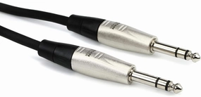 Hosa HSS-005 Pro Balanced Interconnect, REAN 1/4 Inches TRS to Same, 5 Feet speaker cable,audio wire,hi-fi speaker cord,