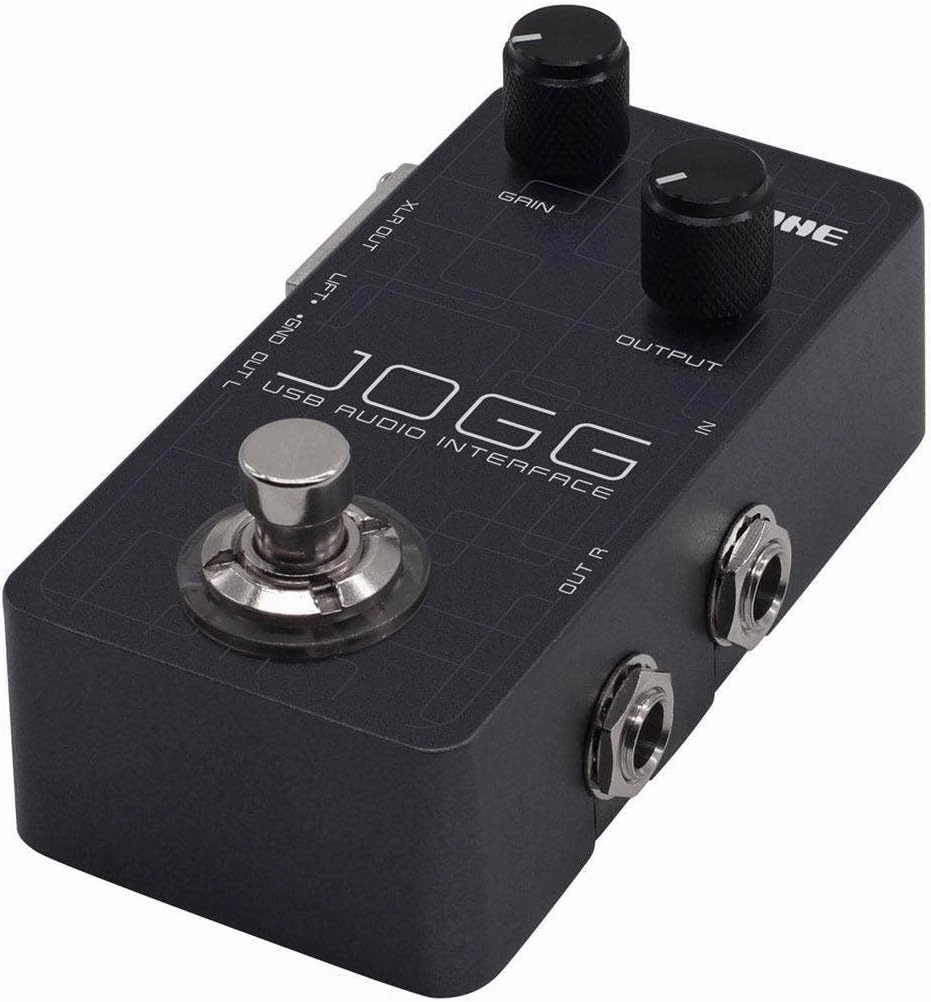 Hotone Jogg USB Audio Interface Pedal audio interface,USB interface,music recording input,