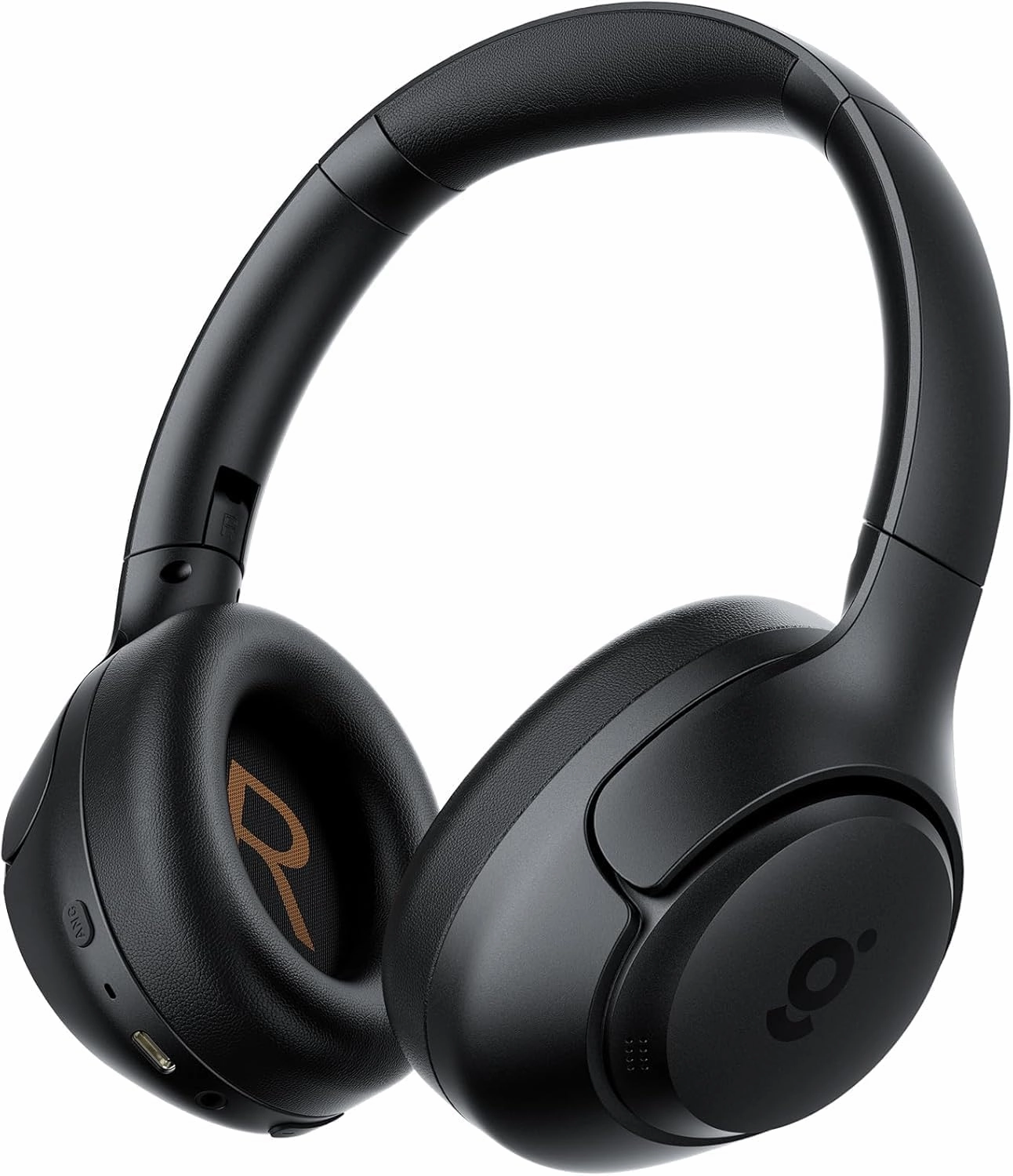 HS1 Hybrid Active Noise Cancelling Headphones, Wireless Bluetooth Headphones with Built-in Microphone, Foldable Deep Bass Over Ear Headphone, 60H Playtime Headset for Travel, Work, Gym reference headphones,neutral sound headphones,monitor headphones,