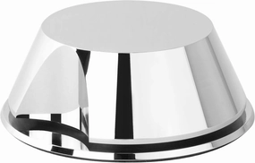 Hudson Hi-Fi SpaceBen Record Weight Stabilizer with Protective Leather Pad - 8-Ounce Vinyl Turntable Weight - Durable & Stylish LP Stabilizer - Fits Any Turntable - Chrome direct-drive turntable,DJ turntable,hi-torque vinyl deck,