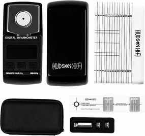 Hudson Hi-Fi Turntable Cartridge Alignment Kit - The Audiophile Purists Perfected 3-Piece LP Cartridge Setup Set. Accuracy Optimized Digital Scale, Azimuth Ruler, Protractor - Rich Pure Sonic Sound turntable cartridge,phono cartridge,MM MC stylus,