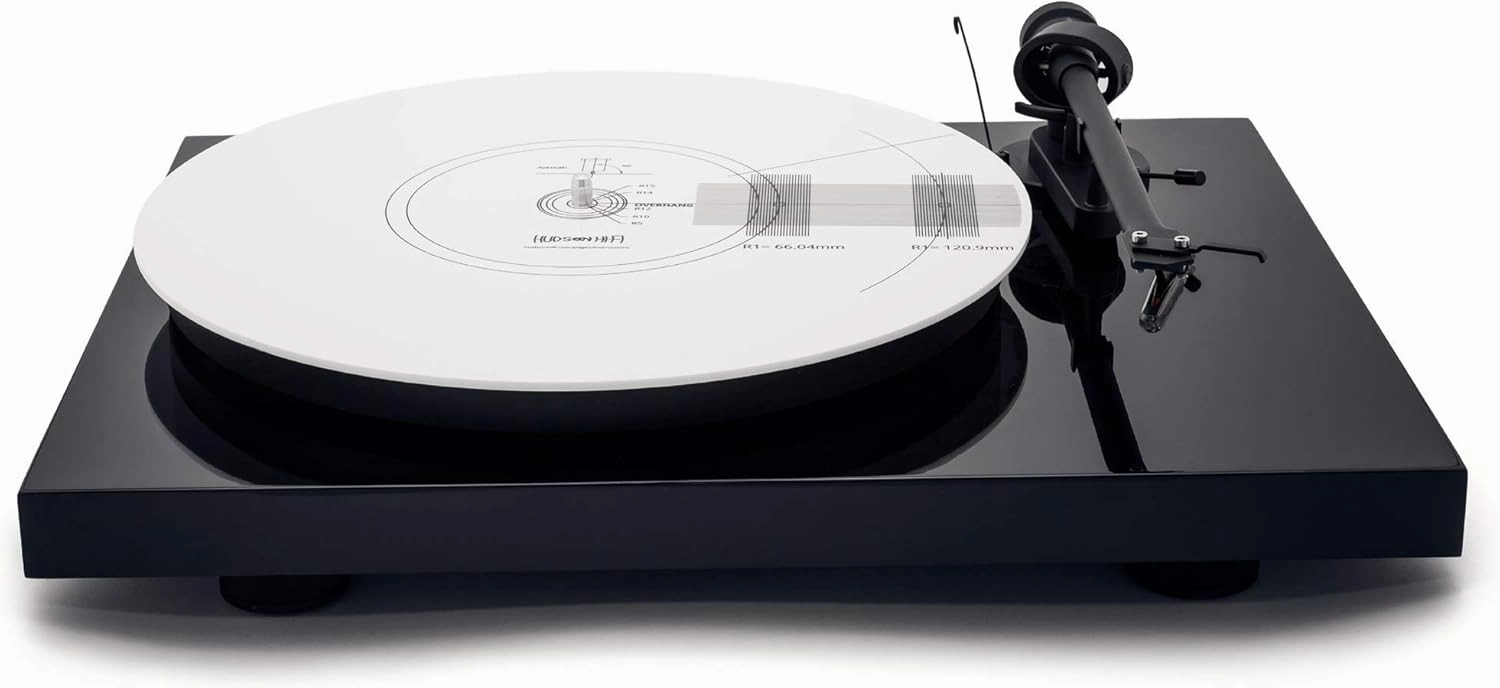 Hudson Hi-Fi Turntable Mat with Cartridge & Needle Alignment Tool- 12"x2mm PVC, Anti-Slip, Anti-Vibration, Enhances Sound Quality- LP Vinyl Calibration Plate, Protect Vinyl- Stylish Design- Born in NY turntable cartridge,phono cartridge,MM MC styl