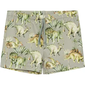 Hust & Claire Seagrass Haki Swimming Trunks