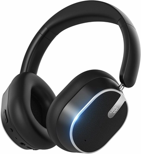 Hybrid Active Noise Cancelling Headphones, Wireless Over Ear Bluetooth Headphones, Foldable Wireless Headset, 60H Playtime, Hi-Res Audio, Deep Bass, Memory Foam Ear Cups, Perfect for Travel & Office over-ear headphones,closed back headphones,wireless s