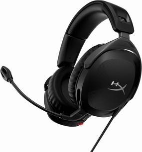 HyperX Cloud Stinger 2  Gaming Headset, DTS Headphone:X Spatial Audio, Lightweight Over-Ear Headset with mic, Swivel-to-Mute Function, 50mm Drivers, PC Compatible, Black over-ear headphones,closed back headphones,wireless studio cans,
