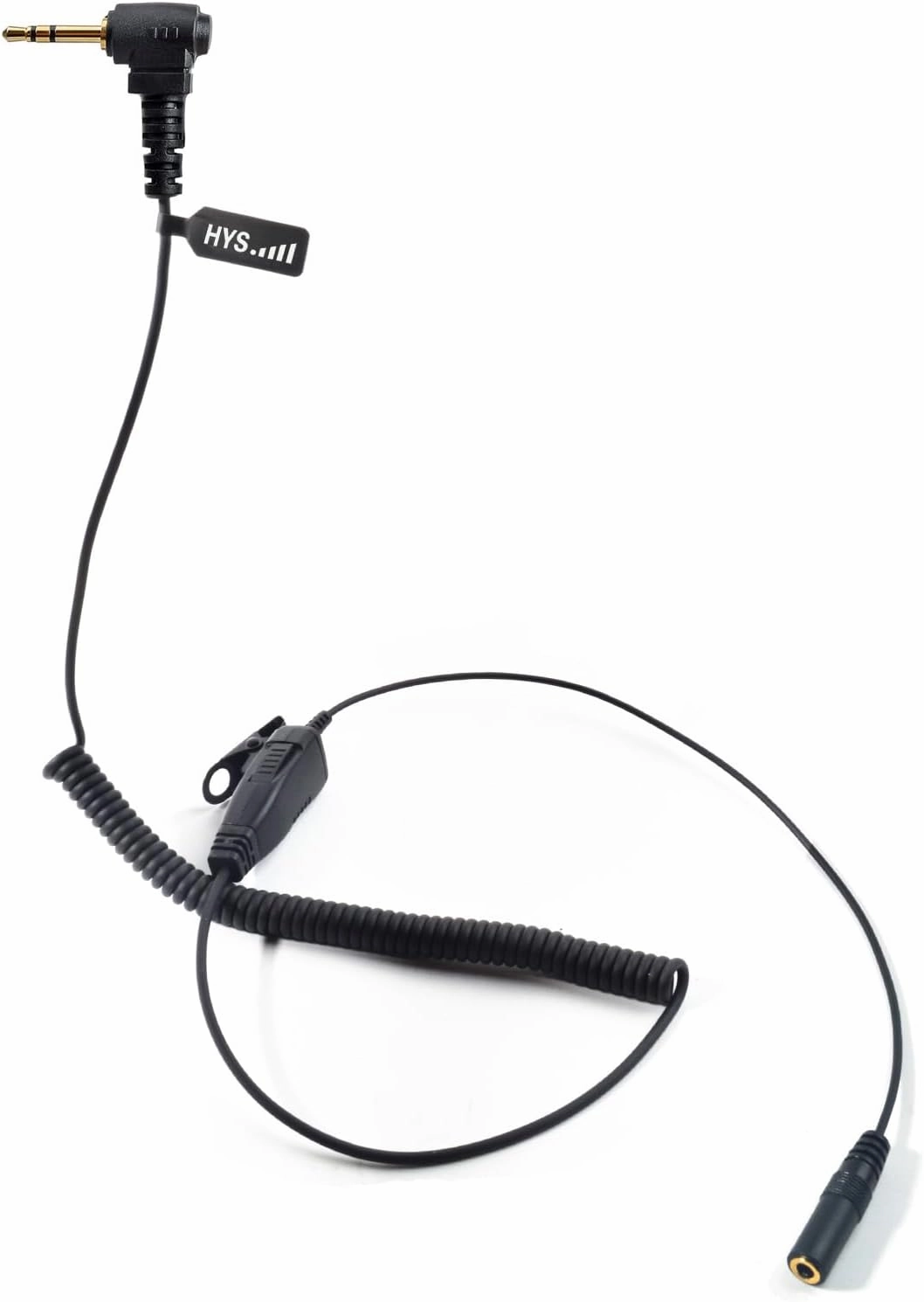 HYS MT352R T478 Series T100 FRS/GMRS radios Earpiece with PTT to 3.5mm Audio Adapter, 1 Pin to 3.5mm RF Adapter for Motorola MD200TPR MH230R MR350R MS350R MT350R MG160A MH230TPR Walkie Talkie