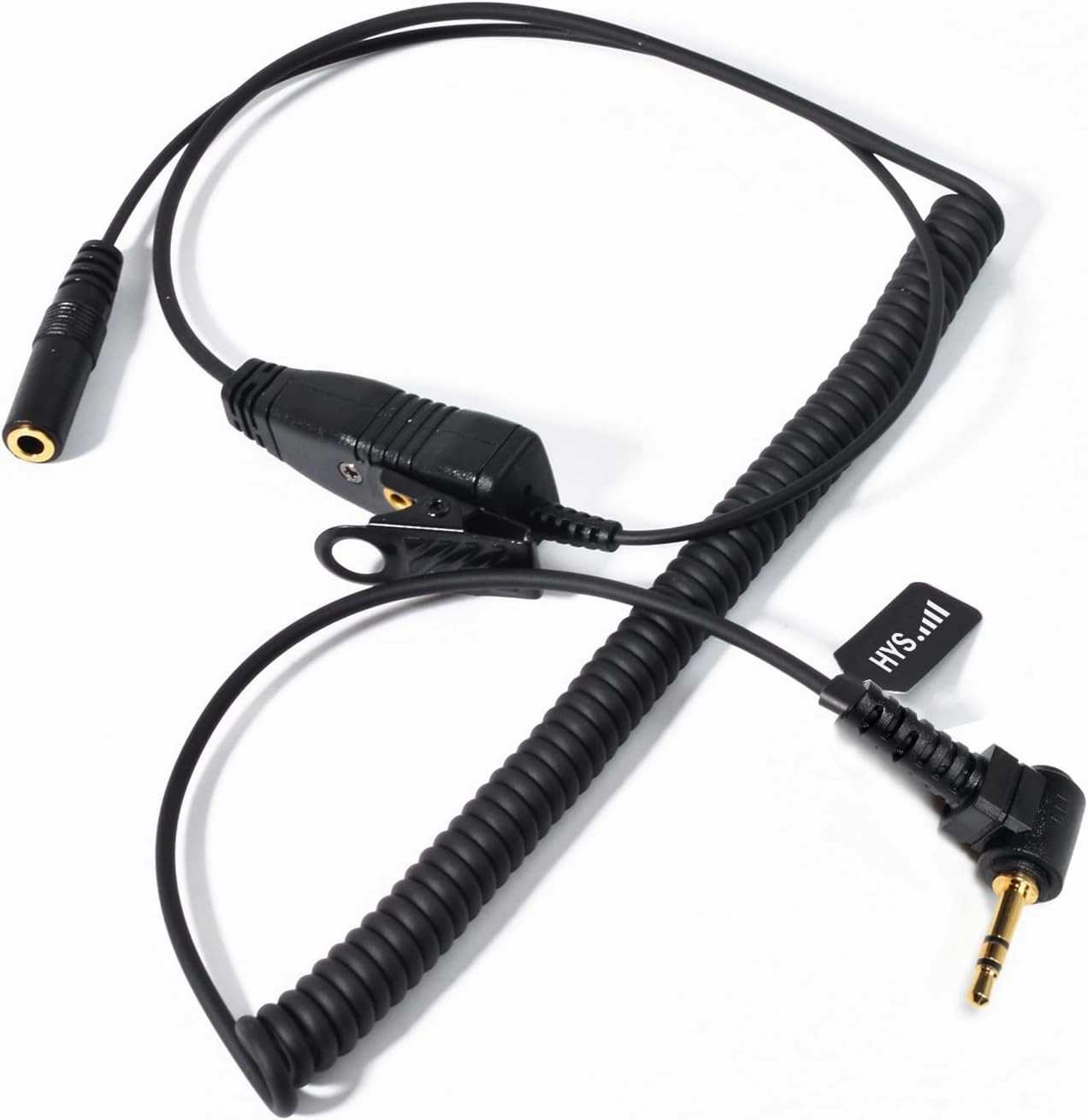 HYS MT352R T478 Series T100 FRS/GMRS radios Earpiece with PTT to 3.5mm Audio Adapter, 1 Pin to 3.5mm RF Adapter for Motorola MD200TPR MH230R MR350R MS350R MT350R MG160A MH230TPR Walkie Talkie