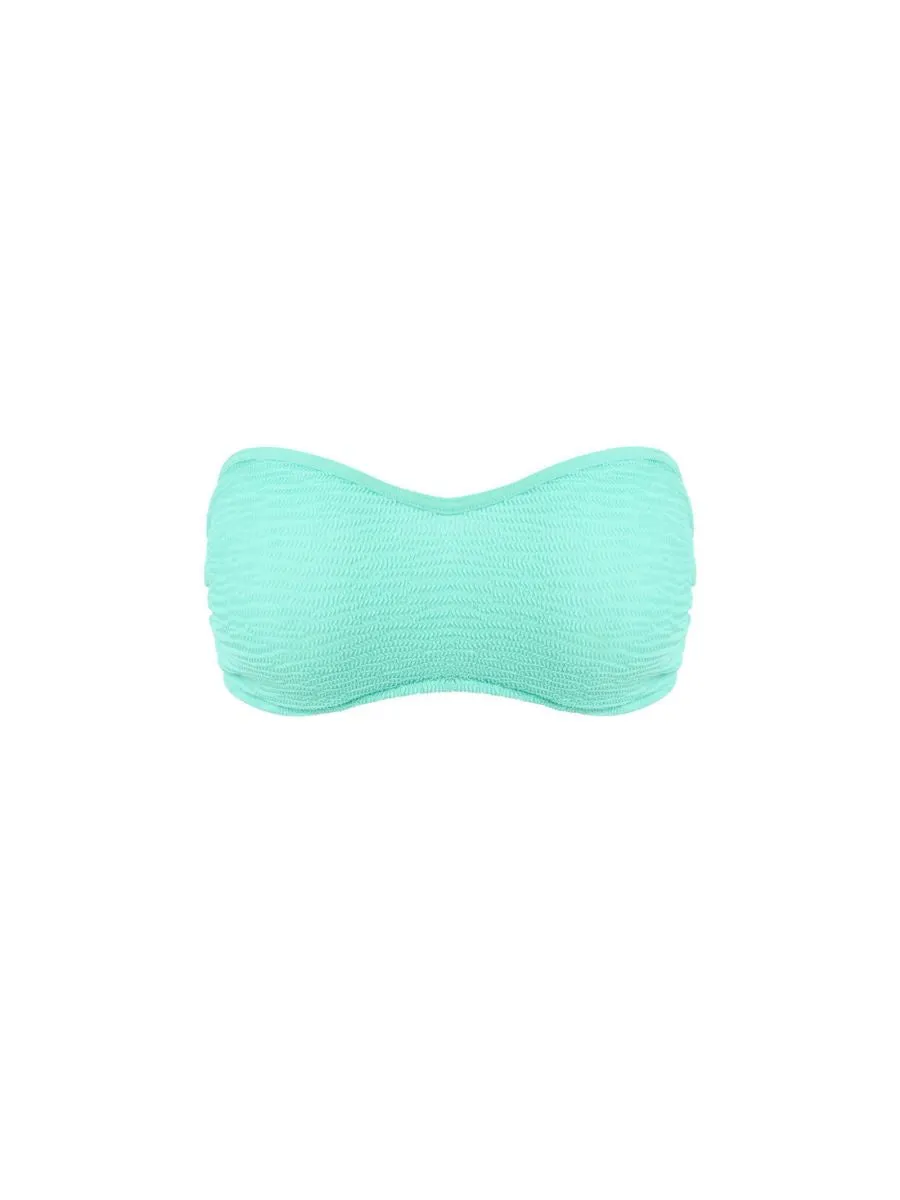 Ibiza Waves Bandeau Bikini Top - Frozen
