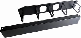 ICC Ring Cable Manager Panel with Cover, 2U Rack Mount Space, Black Powder Coat Finish, Cable Management for 19" Racks and Cabinets, Metal, 3" Horizontal Deep, Pack of 1 music server,hi-fi media server,digital audio storage,