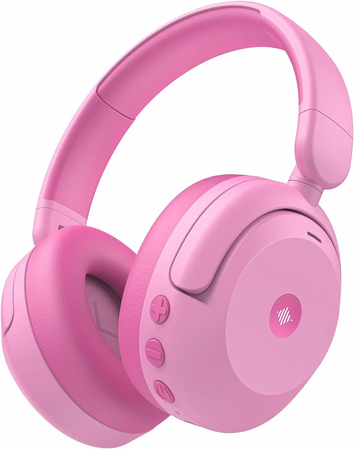 iClever BTH20 Active Noise Cancelling Headphones for Kids, 60H Play Time,Type C Fast Charging, Safe Volume 80dBA, Bluetooth5.4, Award-Winning Kids Headphones Wireless for iPad Tablet Airplane, Pink noise cancelling headphones,ANC headphones,travel headphon