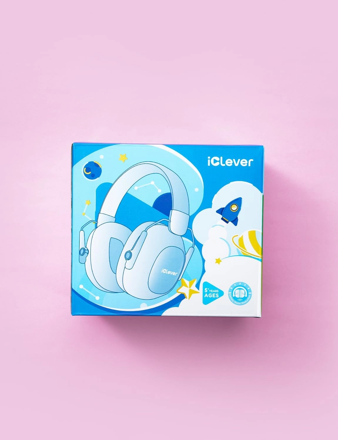 iClever Noise Cancelling Headphones for Kids, SNR 29dB Safety Noise Reduction Ear Muffs for Autism Sensory &Concentration Aid, Ear Hearing Protection for Fireworks/Event/Monster Truck/Concert