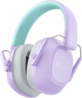iClever Noise Cancelling Headphones for Kids, SNR 29dB Safety Noise Reduction Ear Muffs for Autism Sensory &Concentration Aid, Ear Hearing Protection for Fireworks/Event/Monster Truck/Concert noise cancelling headphones,ANC headphones,travel headphones