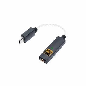 iFi GO Link - Portable DAC & Headphone Amplifier - USB-C to 3.5mm Adapter - Improve Sound from Any Device - Gold-Plated 3.5mm Headphone Socket  Supports Hi-Resolution 32-bit/384kHz/DSD256/MQA headphone amplifier,portable amp,desktop headphone amp,