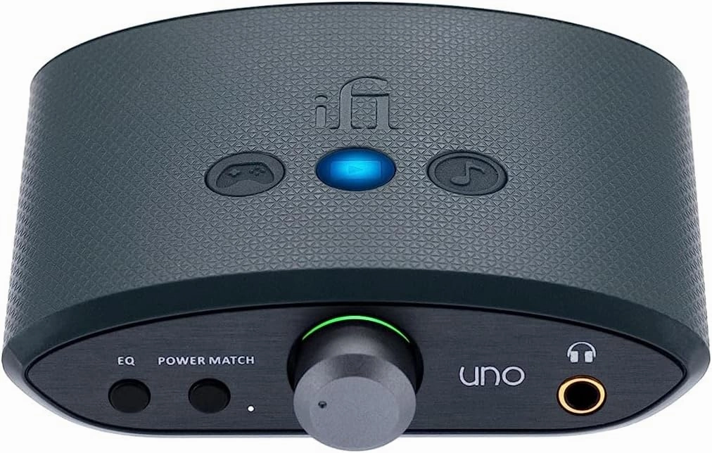 iFi uno - DAC & Headphone AMP - USB-C Input - Improve Lacklustre Audio - Streaming/Gaming/Music Modes Adjust Sound to Suit You - 32-bit/384kHz/DSD256/MQA - Windows/MAC/Smart Device/Active Speakers DAC,USB audio converter,digital to analog converter,
