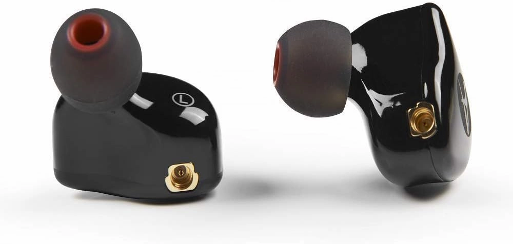 in Ear Monitor Headphones, HiFi Stereo IEM Earphones, Dynamic Dual Driver Wired Earbuds with Detachable Cable, Noise Canceling Headset for Singers Musicians Drummers Audiophile (Black)