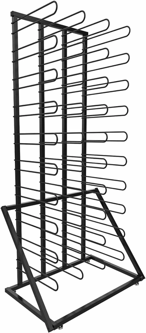 INNOVART Vinyl Roll Floor Storage Rack, Vinyl Roll Holder, Viny Roll Storage Rack for Craft Room, Vinyl Storage Organizer for Cricut, Linen Rolls, Fabric Rolls, Texture Rolls, Vinyl Rolls, 40 Rolls vinyl storage,record holder,LP organizer,