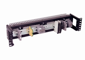 IRP1023D 2U Rackmount 3.78 inch Low Profile DIN Rail Panel for Industrial Standard 19 inch 2-Post Relay Rack or 4-Post Rack Cabinet rackmount gear,audio rack equipment,studio rackmounts,