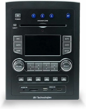 iRV Technology iRV66 AM/FM/CD/DVD/MP3/MP4/USB/SD/HDMI/Digital5.1/Surround Sound/Bluetooth 3 Zones wall mount RV Radio Stereo with wire adaptor Concertone ZX500/600/690/700,Genesis GT-3.0 surround sound system,cinema audio kit,5.1 surround package,