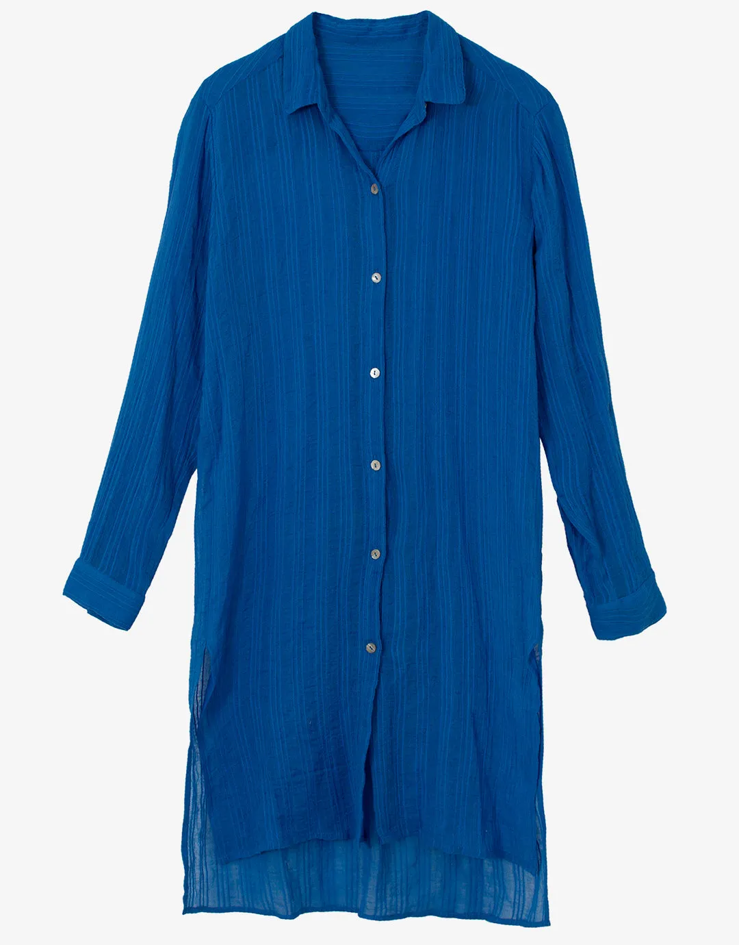 Island Blue Shea Beach Shirt - Blue