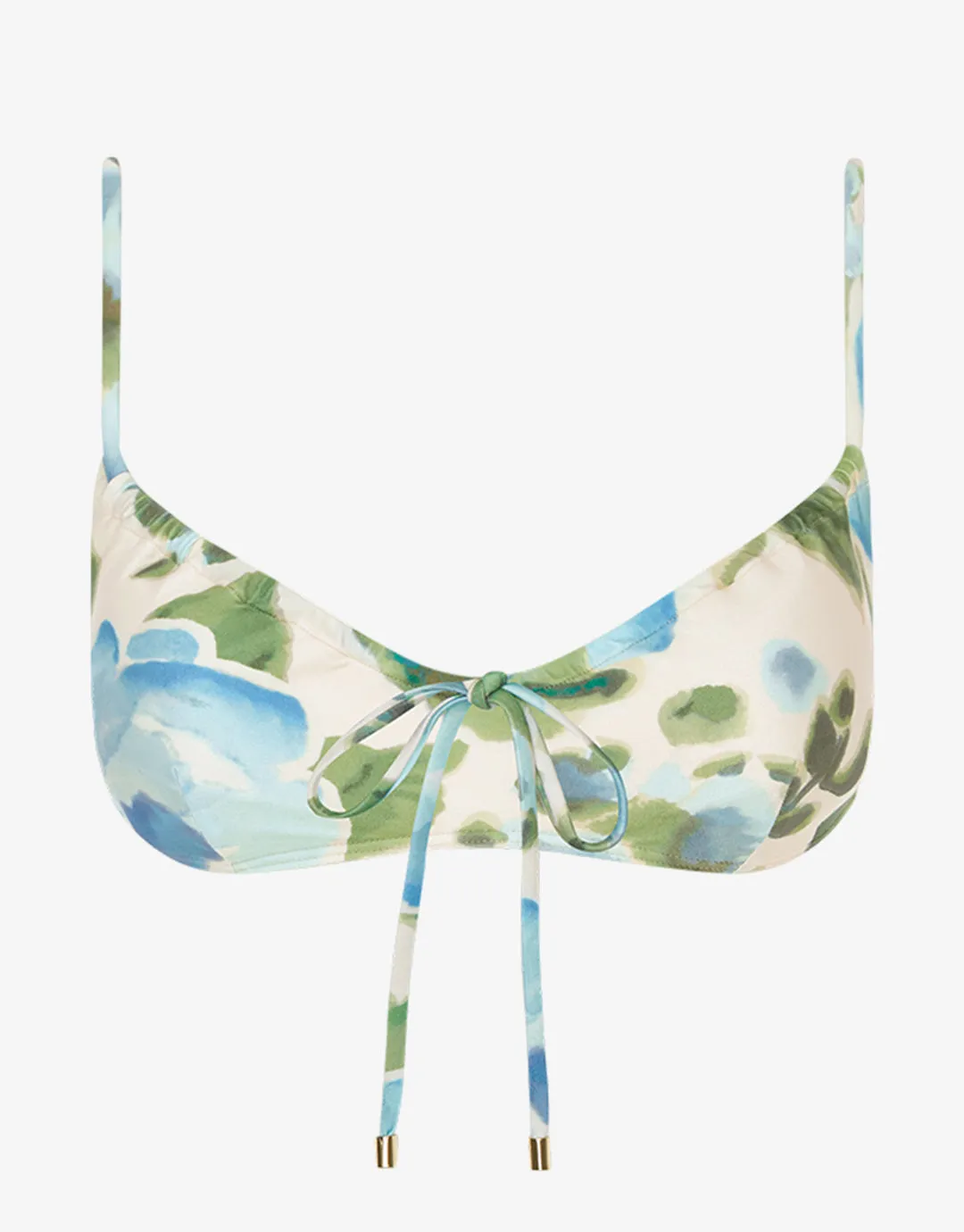Isles Solstice Crop Bikini Top - Watercolour