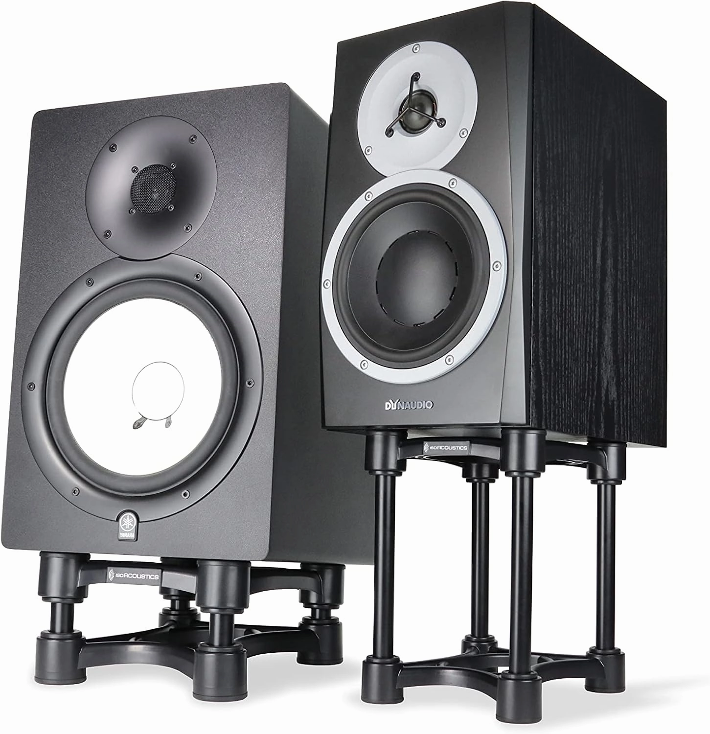 IsoAcoustics Iso-Stand Series Speaker Isolation Stands with Height & Tilt Adjustment: Iso-155 (6.1 x 7.5) Pair