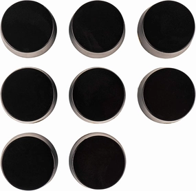 Isolate It: Sorbothane Vibration Isolation Circular Disc Pad 0.5" Thick 1" Dia. 50 Duro with 3M PSA - 8 Pack isolation pads,speaker feet,vibration dampeners,