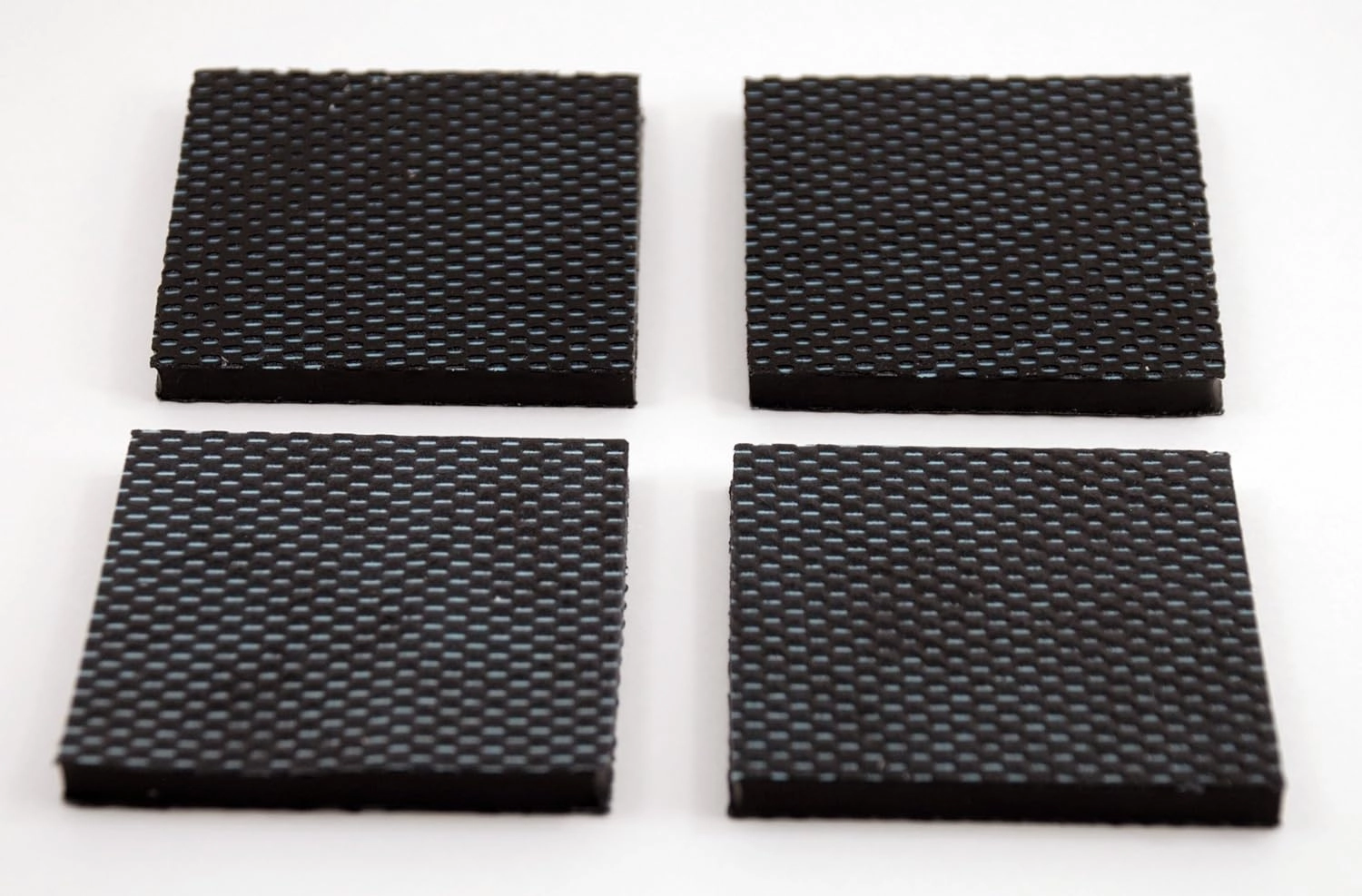 Isolate It: Sorbothane Vibration Isolation Reinforced Heavy Duty Square Pad 50 Duro (2.5" x 2.5" x 1/4" Thick) - 4 Pack isolation pads,speaker feet,vibration dampeners,