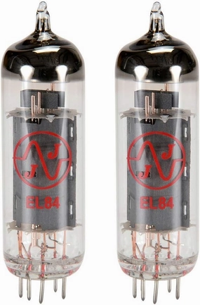 J.J. Matched Pair Vacuum Tubes, JJ EL84 6BQ5, Glass, Transparent, Instrument Amplifier Tubes, Hardware Components, 1 tube amplifier,valve amp,audiophile tube stereo,