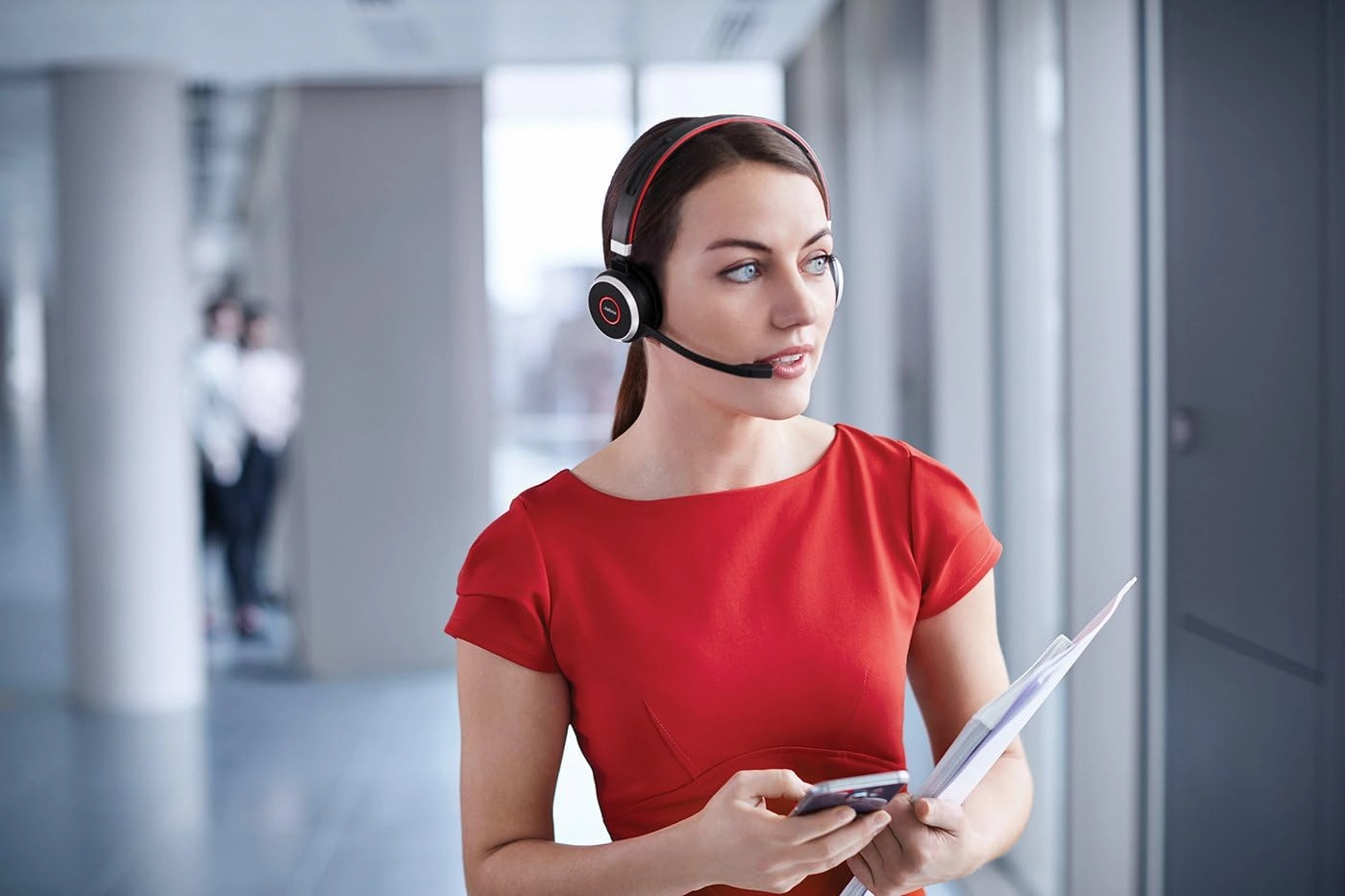 Jabra Evolve 65 MS Wireless Headset, Stereo  Includes Link 370 USB Adapter  Bluetooth Headset with Industry-Leading Wireless Performance, Advanced Noise-Cancelling Microphone, All Day Battery