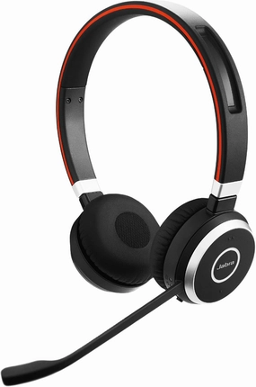 Jabra Evolve 65 MS Wireless Headset, Stereo  Includes Link 370 USB Adapter  Bluetooth Headset with Industry-Leading Wireless Performance, Advanced Noise-Cancelling Microphone, All Day Battery noise cancelling headphones,ANC headphones,travel headphones,