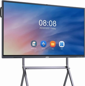 JAV Smart Board, 86'' 4K UHD Interactive Whiteboard, All in One Smartboard for Office, Digital Smart Whiteboard Built in Dual System and 13MP Camera for Classroom (Board Only) smart audio hub,voice control speaker,Alexa compatible audio,