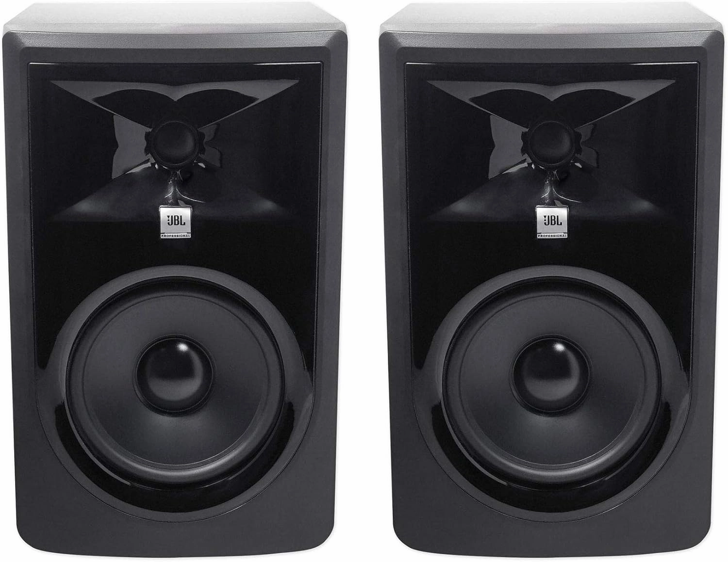 JBL (2) 305PMKII 5" Powered Studio Reference Monitor Monitoring Speakers studio monitors,nearfield speakers,mixing reference monitors,