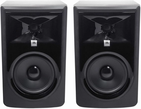 JBL (2) 305PMKII 5" Powered Studio Reference Monitor Monitoring Speakers studio monitors,nearfield speakers,mixing reference monitors,