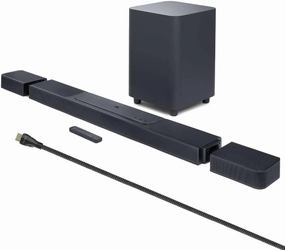 JBL BAR 1300X PRO 11.1.4 Soundbar with 12 in. Wireless Subwoofer Detachable Rear Speakers and 2m 8K Ultra High Speed HDMI Cable soundbar,TV speaker bar,home theater soundbar,