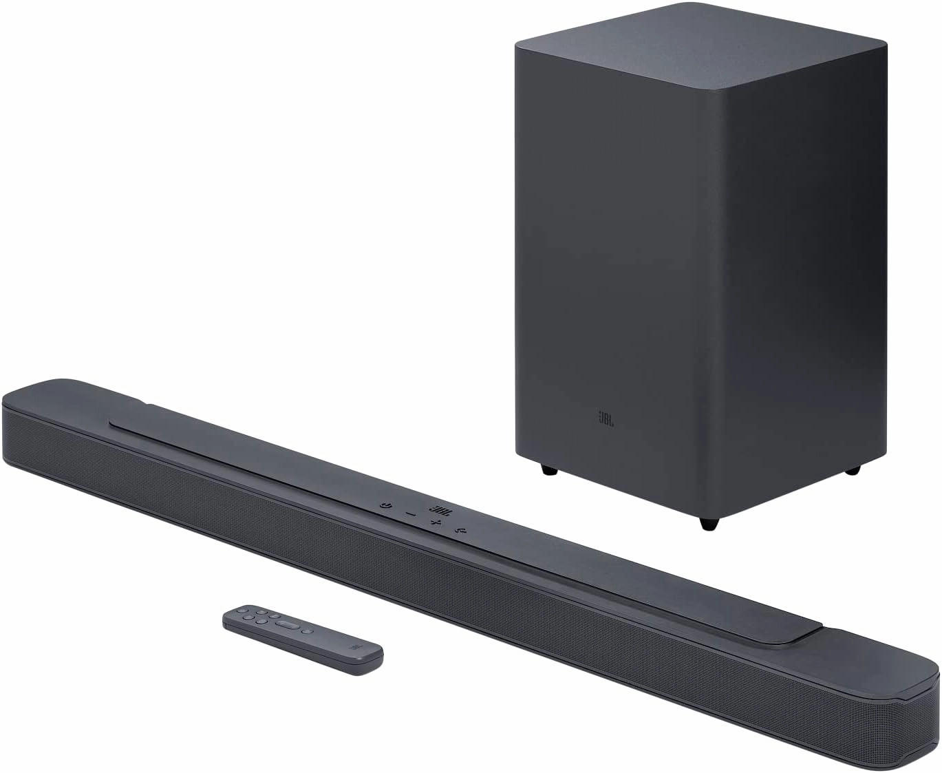JBL Bar 2.1 Deep Bass (MK2) - 2.1 Channel soundbar with Wireless subwoofer (6.5), 300W Max Output, Bluetooth Enable (Black) soundbar,TV speaker bar,home theater soundbar,