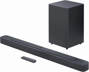 JBL Bar 2.1 Deep Bass (MK2) - 2.1 Channel soundbar with Wireless subwoofer (6.5), 300W Max Output, Bluetooth Enable (Black) soundbar,TV speaker bar,home theater soundbar,