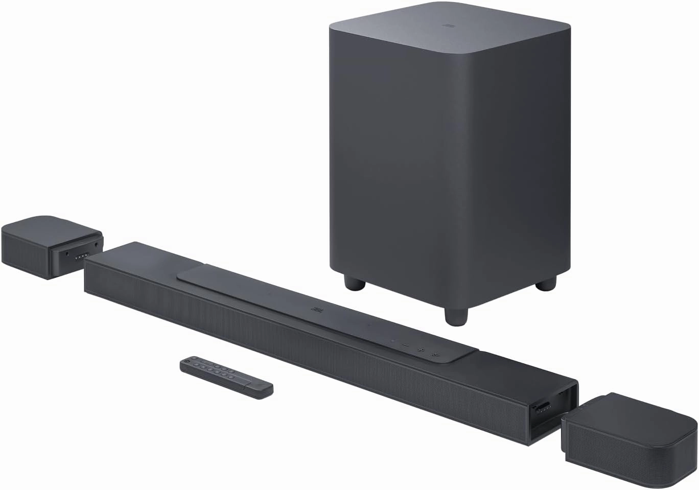 JBL Bar 700: 5.1-Channel soundbar with Detachable Surround Speakers and Dolby Atmos, Black soundbar,TV speaker bar,home theater soundbar,