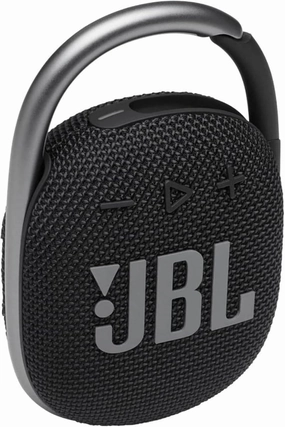 JBL Clip 4 - Portable Mini Bluetooth Speaker, big audio and punchy bass, integrated carabiner, IP67 waterproof and dustproof, 10 hours of playtime, speaker for home, outdoor and travel (Black) wireless speakers,portable Bluetooth speaker,multiroom speaker,