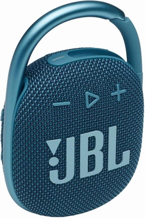 JBL Clip 4 - Portable Mini Bluetooth Speaker, big audio and punchy bass, integrated carabiner, IP67 waterproof and dustproof, 10 hours of playtime, speaker for home, outdoor and travel (Blue) wireless speakers,portable Bluetooth speaker,multiroom speaker,