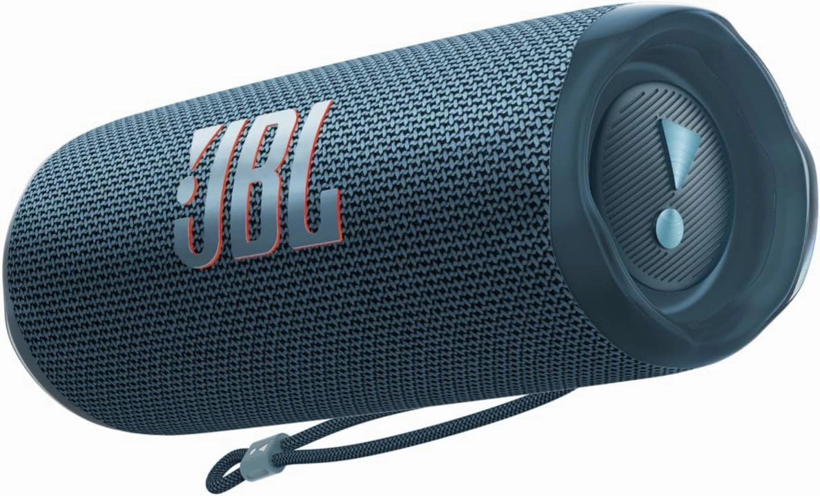 JBL Flip 6 - Portable Bluetooth Speaker, powerful sound and deep bass, IPX7 waterproof, 12 hours of playtime, JBL PartyBoost for multiple speaker pairing for home, outdoor and travel (Blue) wireless speakers,portable Bluetooth speaker,multiroom speaker,