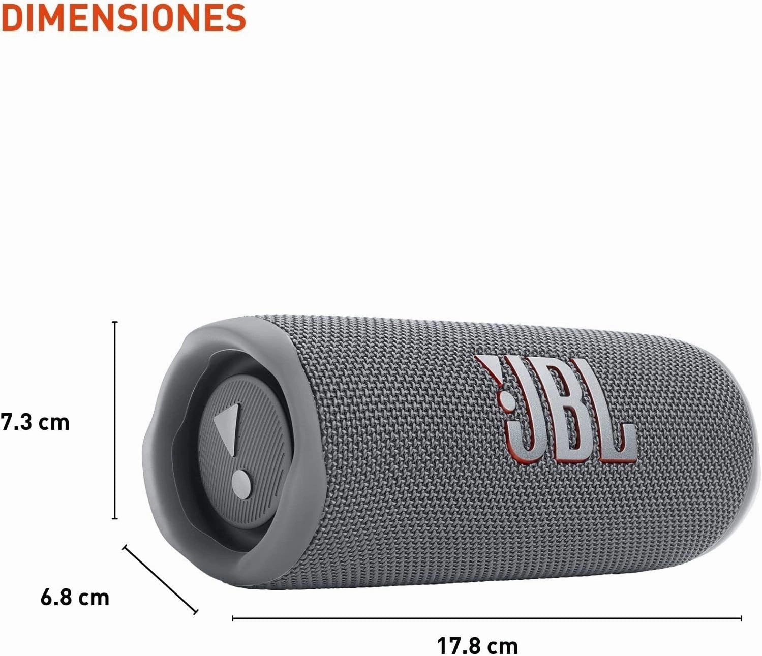 JBL FLIP 6 Portable Wireless Bluetooth Speaker Waterproof - Gray (Renewed)