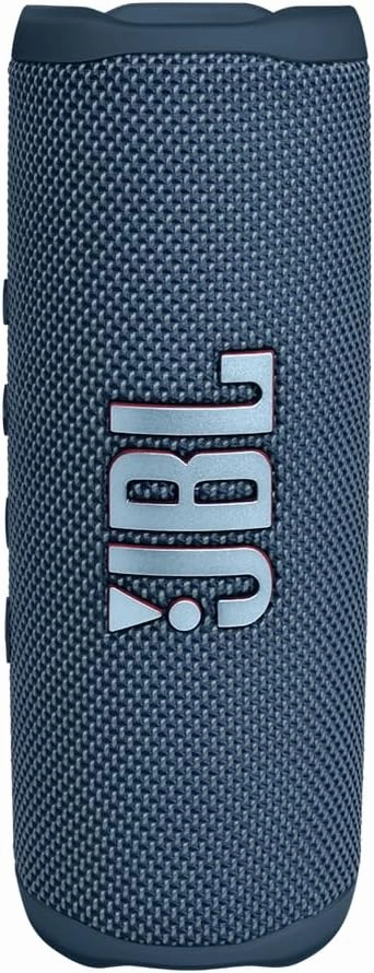JBL FLIP 6 Waterproof Portable Speaker Bundle with gSport Carbon Fiber Case (Blue)
