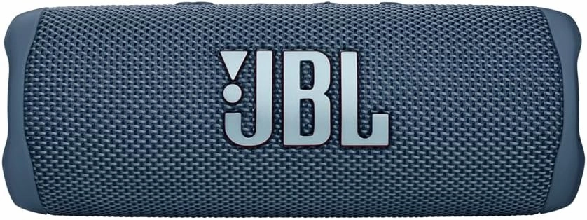 JBL FLIP 6 Waterproof Portable Speaker Bundle with gSport Carbon Fiber Case (Blue)
